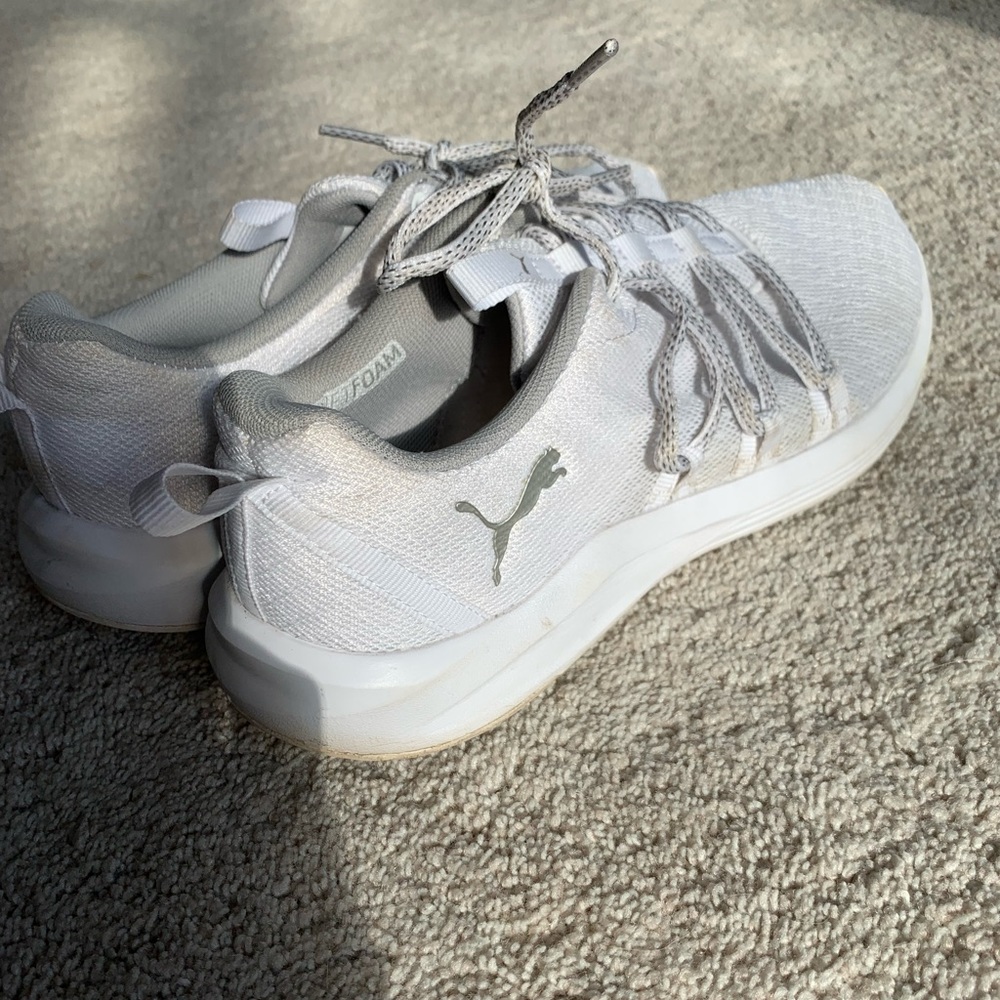 Puma White Running Shoes